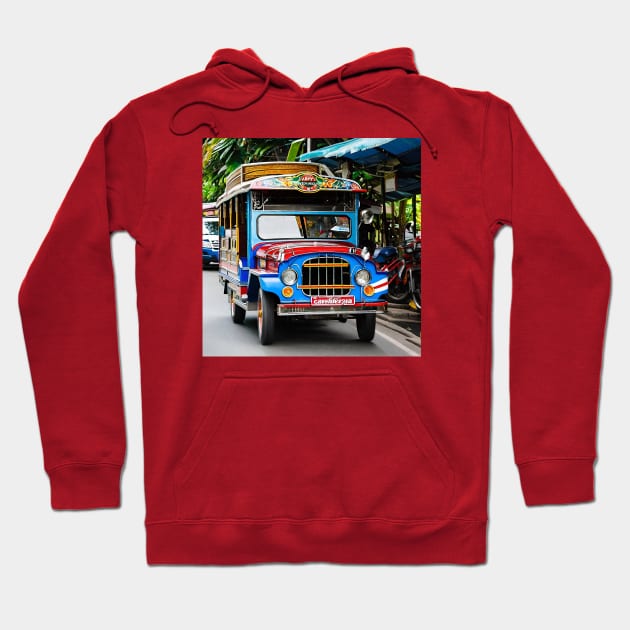 Jeepney in The Philippines Hoodie by CreativePhil